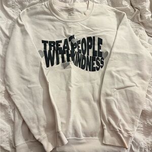 Harry Styles Treat People With Kindness Glittery Crewneck